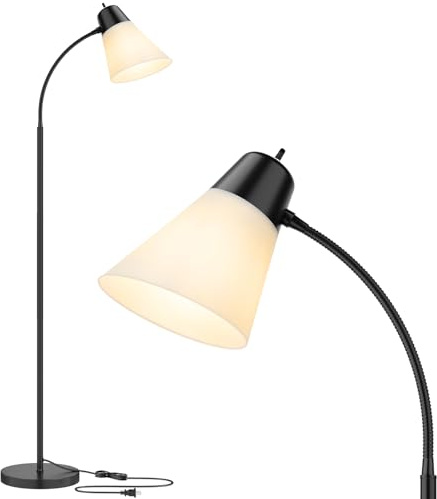 Coucrek Floor Lamp, Reading Floor Lamps for Living Room