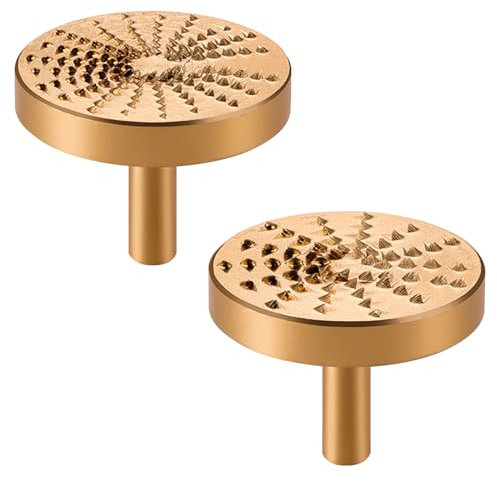 Lima Rotativa para Carpintería, Lima para Repujar, Amoladora Angular Discos para Tallar Madera, Herramientas Manuales, Acero 45, para Bandejas de Té, Lijado de Madera y Artesanía (Dorado)