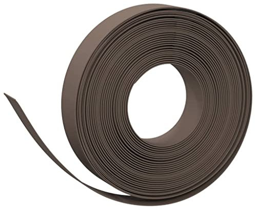 GNYVZXPLQ Verschönern Sie den Garten und dekorieren Sie den Zaun, s 2 Stück, Rasenkante für alle Gartenideen, Gartenumrandung für Beete Gehweg, Rasenkantenrolle, braun Polyethylen