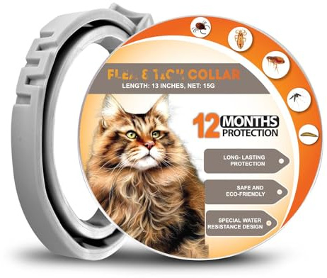 Adjustable Collar for Cats - Soft Comfortable - Smart Design for Cat - Waterproof Cat Collars - Cat Collar 13 Inches Length Collar
