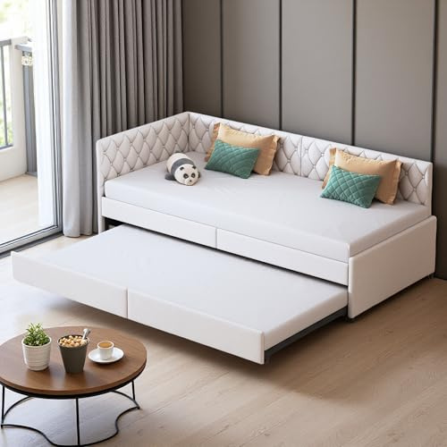 HYNHXBP Canapé lit 2 Places 90/180 x 200 cm, Canapé-lit Convertible rembourré avec sommier à Lattes, Canapé Convertible Extensible, Incapable de Monter ou de descendre, sans Matelas