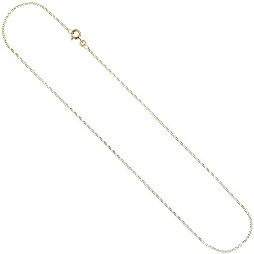 Jobo Damen Goldkette Panzer-Kette aus 8 Karat 333 Gold 1,3 mm 45 cm