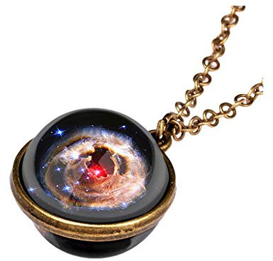 Yowablo Halskette Anhänger Kreativer Schmuck Hot Simple Drop Fashion Sweet Crystal Geschenk (L)