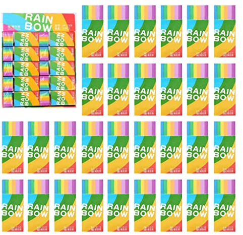 2B Radiergummi für Kinder, 30 Stück Mini-Radierer, Weich Schule Set, Mitgebsel Geschenk Spielzeug für Schulen Skizzen Büro Zeichen