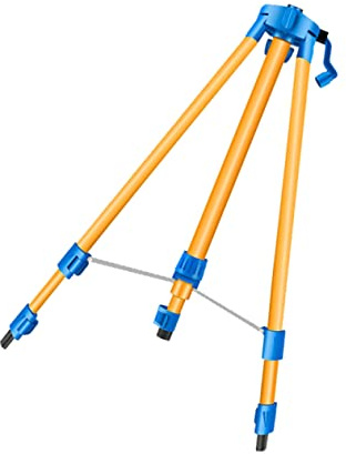 jojofuny Aluminium Alloy Telescopic Support Rod Level Meter Bracket Tripod for Infrared Level Meter Sturdy Professional for Surveyors and Construction Use