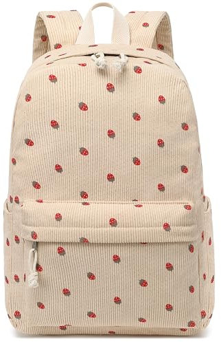 LOIDOU Schulrucksack Mädchen & Jungen Teenageralter Leichter Rucksack Damen für Schule Wasserabweisend Daypack Bookbag Colleg Work