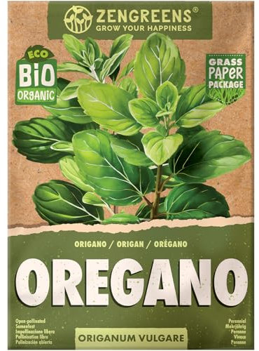 ZenGreens® – Graines de origan bio - Graines d'herbes aromatiques à cultiver facilement au jardin, sur le balcon ou en cuisine – parfaites pour débutants
