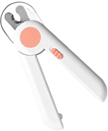 Ciseaux à ongles pour chiens | Ponceuse à griffes avec lumière – Kit d'entretien des griffes pour petits animaux et oiseaux avec soin des pattes – Pour la maison et l'intérieur