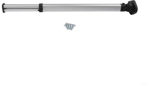 Gamba da tavolo pieghevole regolabile 520 770 mm Supporto telescopico per camper, barca, roulotte e tavoli da balcone con pulsante di bloccaggio per stabilità