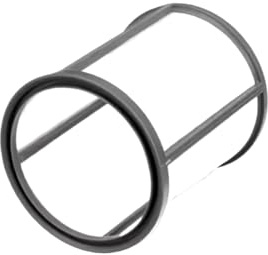 1 pz, 12176000003676 Filtro cilindrico for lavastoviglie compatibile con parti del modello universale Midea