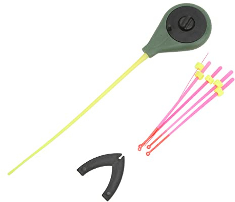 Isfiskespö Kit Mini Isfiskespö med toppspets Bärbart fiskeredskap för vinterfiske ABS-material Lätt, hållbart för utomhusfiske Isfiskeentusiaster (12 cm)