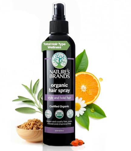 Nature's Brands Organic Hair Spray - 8 Fl Oz
