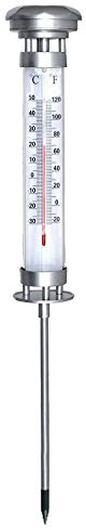 Solar-Gartenthermometer