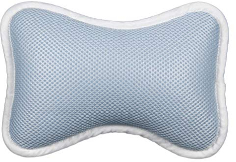 SUPVOX Bathtub Pillow with Non-Slip Suction Cups for Neck and Shoulder Support Fits Standard Oval and Straight Bathtubs Spa and Home Bath Cushion 11.41X7.08X2.95 Inches