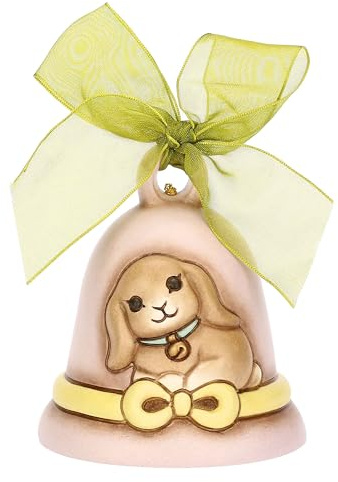 THUN - Campanella Limited Edition in ceramica Incanto di Pasqua 2026, azzurra - Ceramica,7x7x7,8 cm