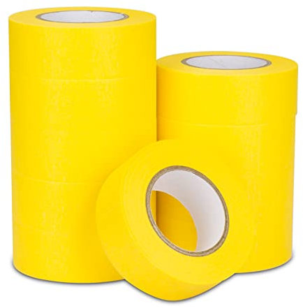 Haraqi 10pcs 25mm Low Tack Painters Masking Tape for Painting Artists Decorating
