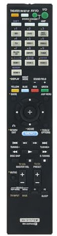 RM-AAP049 Replacement Remote Control Compatible for Sony Multi Channel AV Receiver STR DH810 STR-DH810 STRDH810 7.1 Channel Home Theater Audio Video A/V Receivers Stereo System