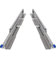 BRASOM Auszugsschienen - Schubladenschienen 400mm, 250kg, 16 inch, mit Bodenmontage und Schubladenhalterungen, Heavy Duty, Lock in/aus Schubladen Schienensystem, Kugellager, links und rechts