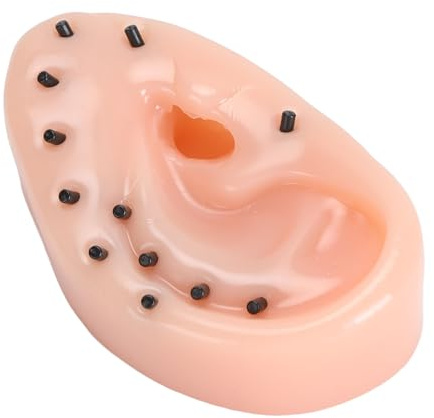 Yinhing Giocattolo Schioccante Brufolo Dell'orecchio con Pinzette Divertente Giocattolo Spremere i Punti Neri per Alleviare lo Stress Decompressione Adulti Bambini Materiale TPE