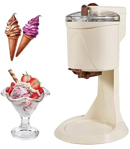 Soft Serve - Macchina per gelato da banco per yogurt e gelato commerciale, facile da usare per uso domestico
