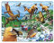 Larsen FH12 Rahmenpuzzle für Kinder I Wunderschöne Landschaft der Alpen I Puzzle ab 6 Jahren I Tolles Kinderpuzzle mit 55 Teilen I Spielspaß & Lernen