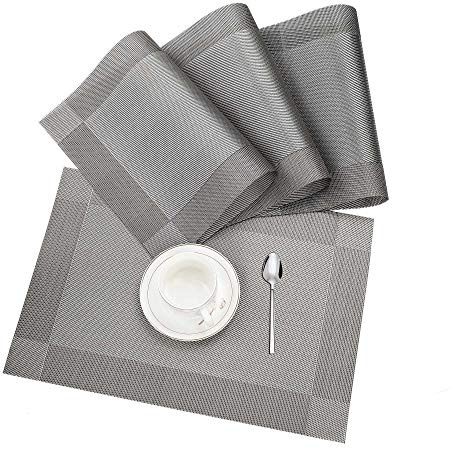 Manteles Individuales Lavables Salvamanteles Individuales Resistentes para la Mesa de Comedor de Cocina