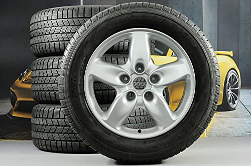 Kompatibel mit Porsche 955/957 18 Cayenne Turbo Winterräder Satz Felgen +Winter Reifen/wheels