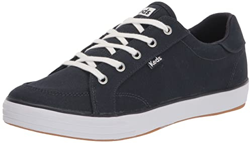 Keds Center 3 Lace Up, Sneaker Womens, Navy Canvas, 7 Medium