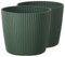 Tymar Blumentopf,Übertopf, 2er-Pack, Runde Form ((2pack) Grün, ø 40 cm)