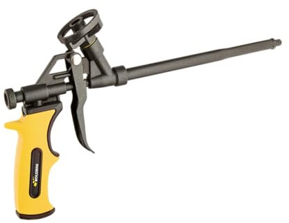 Pistola professionale per schiuma poliuretanica fusto in teflon, impugnatura ergonomica, ugello in acciaio inox