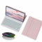 JZCZMCE Keyboard Case for Honor Pad 9 12.1, 7 Colors Backlit, Magnetic Detachable Wireless Backlight Keyboard with Bluetooth Mouse,Pink