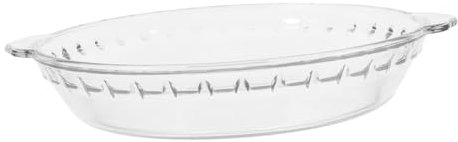 PRETYZOOM Tapa de vidrio para horno de microondas, platos para hornear, tapa para microondas, cubierta de placa para alimentos, vidrio para alimentos