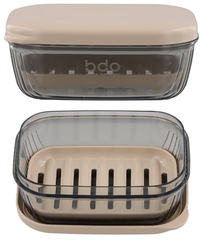 2 Pièces Boîte à Savon de Voyage Étanche, Porte Savon Salle de Bain, Support Savons Solide avec Couvercle, Récipient de Barre de Shampoing pour Camping, Voyage, Douche, Autres Activités de Plein Air