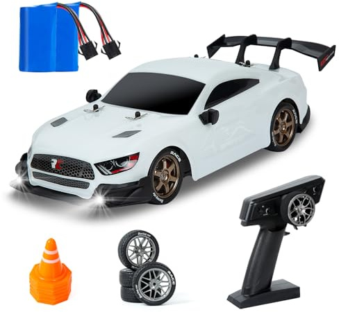 iBlivers Ferngesteuertes Auto, 1:14 Ferngesteuerte Drift Autos mit Proportionale Drosselklappe und Lenkung 4WD GT RC Car Drifting Spielzeug für Erwachsene Jungen Kinder