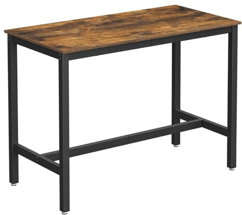 Hoppa! Vintage - Bartisch aus Metall - Schwarz/Braun - Metall