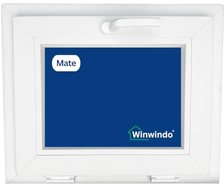 Ventana PVC Reforzada 600x400 Blanca | Oscilante | Cristal Climalit Mate | Perfil Aluplast | Entrega 24/48h