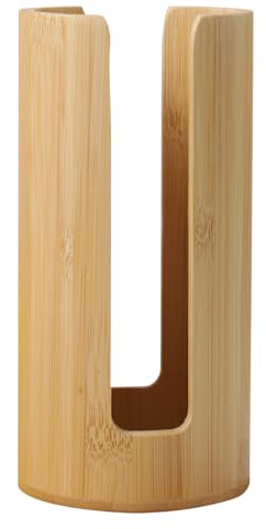 IWOWHERO Portabicchieri e Pulizia Facile in Bambù Elegante per Cucina e Bagno Massimizzazione dello Spazio Portabicchieri da Banco Adatto a Party Hosts e Coffee Enthusiasts