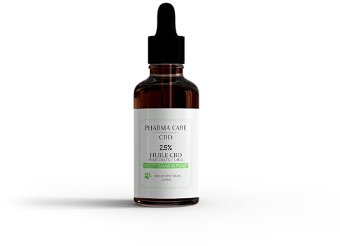 Huile végétale pour Chats 2.5% | Oméga 3-6-9 | Aliment complémentaire | Saveur Saumon | 10 ML | Made in France