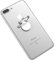 Kronya - 360 Grad drehbarer Smartphone Fingerhalter | Case Finger Griff Halter Halterung Handy Hülle Ring Ringhalter Ständer Tablet | Kompatibel mit Apple iPhone iPad Samsung Galaxy | 4 (Silber)