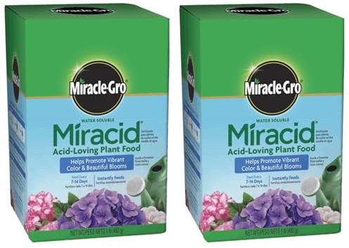 Scotts Company Miracle-Gro 1750011 Water Soluble Miracid Acid-Loving Plant Food, 1-Pound (2)