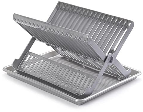 Plastic Forte - Escurreplatos Plegable Plata