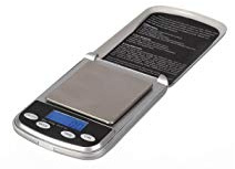 Perel Balance de précision, numérique, 0,1 g à 500 g, fonction tare, extinction automatique, écran LCD rétroéclairé, gris