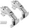 AOLISHENG 175 Degree Inset Cabinet Hinges Soft Close, 35mm Kitchen Cupboard Door Hinges, 1 Pair