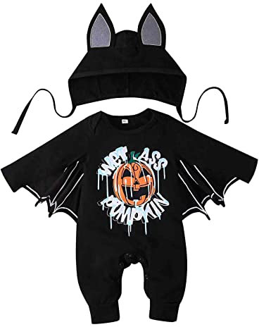 Trailrest Combinaison Protection Chimique Nouveau-né garçons Filles Halloween Dessin animé Imprime Cosplay Barboteuse Infantile Costume Combinaisons Chapeau Combinaison Pyjama Fille Polaire