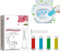 4-Pack Toilet Cleaning Gel Stamps - Refreshing Flower Scent - Long-Lasting Fragrance - Aromatic Air Freshener - Keep Your Toilet Clean & Fresh