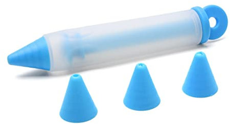 Veemoon Silikon-kuchendekorationsstifte – Schokoladenkuchen-piping-stift-set – 16-teiliges Multifunktionales Schreibwerkzeug Für