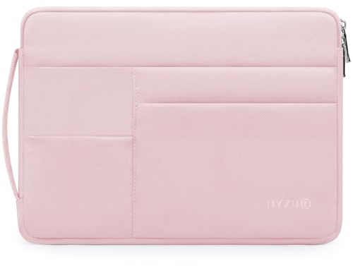 HYZUO 13,3-14 Tum Laptopfodral Väska för MacBook Pro 14 M5, Blek Rosa | för MacBook Pro 14 M5-M1 Pro/Max A3426 A3427 2026-2021, MacBook Air/Pro 13,3,Fodral för 13,3 13,5 13,8 Surface HP Dell Lenovo