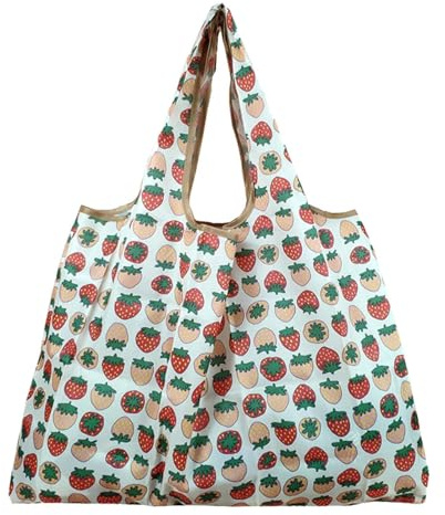 Livsmedelsväska, återanvändbara livsmedelsvä- 50 kg fällbara råvaror,Tvättbar shoppingstot, tung påse för kläder, och picknick
