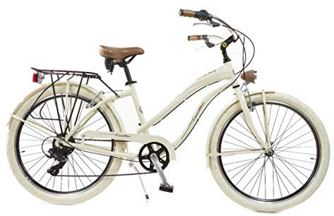 Via Veneto by Canellini Fahrrad Rad Citybike CTB Frau Vintage Retro American Cruiser Alluminium Beige