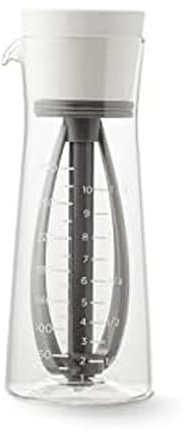 Chef'n Salad Dressing Mixer, Baking White/Vintage Indigo